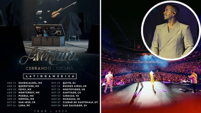 Aventura realizará concierto en Estadio Nacional de Lima: ¡Regresan al Perú!
