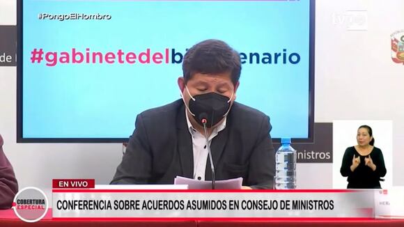 Bellido anuncia a Forsyth como representante de Perú ante la OEA