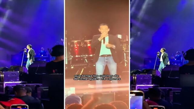 Marc Anthony detiene concierto en Colombia tras recibir botellazo