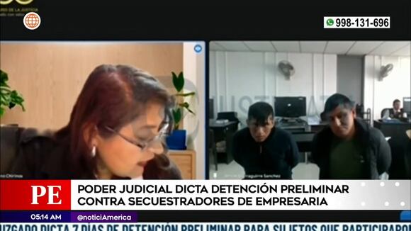 PJ dicta detención preliminar contra secuestradores