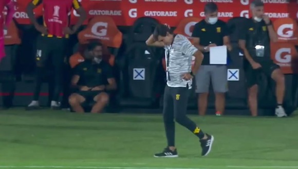 Lamento de Gustavo Costas tras el 2-0 de Atlético Nacional