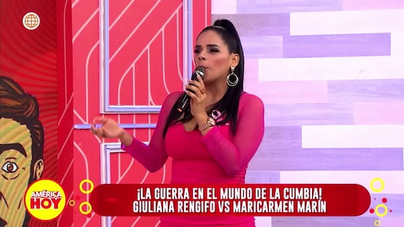 Giuliana Rengifo habla nuevamente de Maricarmen Marín