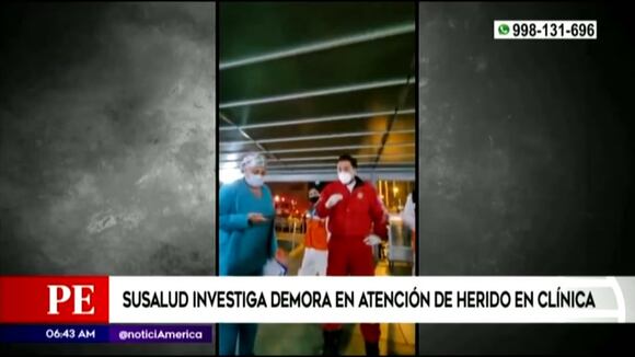 Susalud estudiará caso de negligencia de clínica Javier Prado