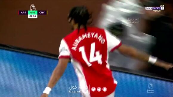 Gol de Aubameyang para el 1-0 en el Arsenal vs. Crystal Palace de la Premier League. (Video: Bein Sports)