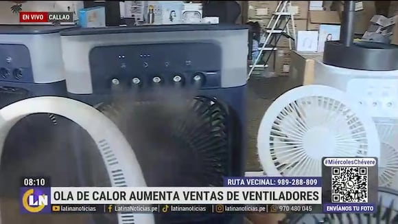 Verano en Lima: aumenta ventas de ventiladores por ola de calor