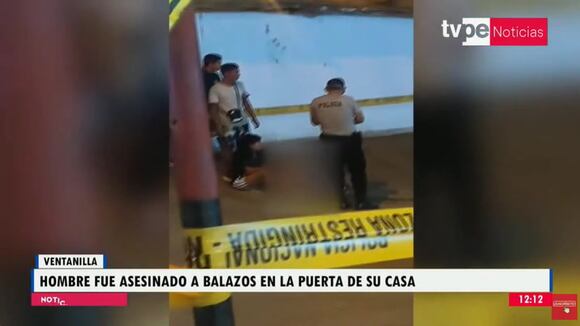 Hombre fue asesinado a balazos en la puerta de su casa