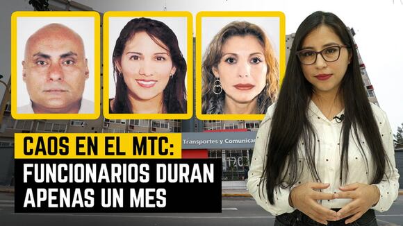 Los altos cargos en el MTC duran apenas cinco semanas