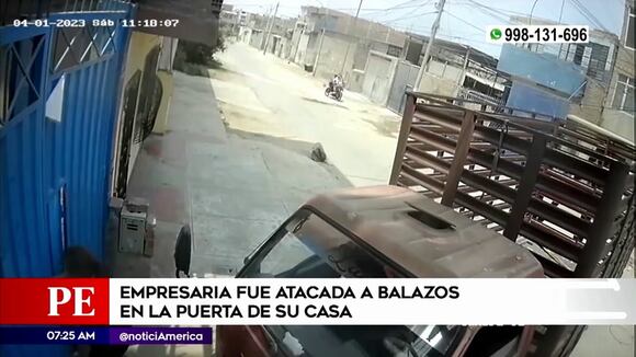 Empresaria esquiva balazos