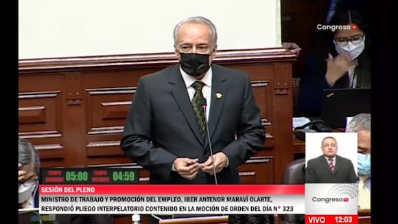 Intervención de Hernando Guerra García en el Congreso