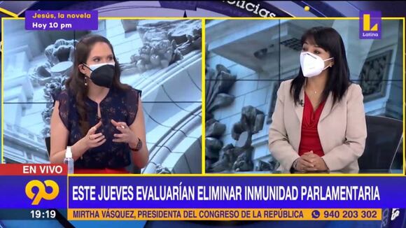 Mirtha Vásquez se pronunció sobre investigaciones de la Comisión de Ética
