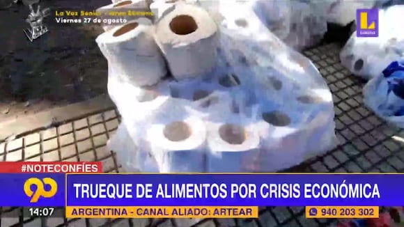 Trueque por alimentos, recurso ante la crisis económica de los argentinos