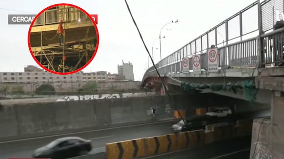 Normalidad vehicular tras impacto de tráiler en puente