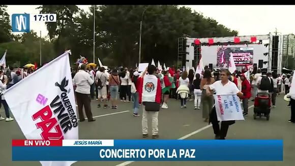 Protestas en Perú: Marcha por la paz se lleva a cabo en Jesús María