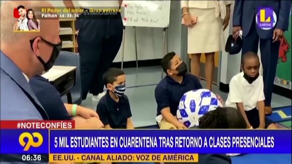 Coronavirus en Estados Unidos: Más de 5 mil estudiantes en cuarentena por retorno a clases
