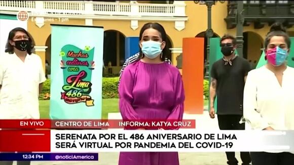 Serenata por el 486 aniversario de Lima será de virtual