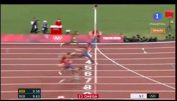 Lamont Marcell Jacobs logró con récord europeo de 9.80 segundos. (Video: 1 RTVE)