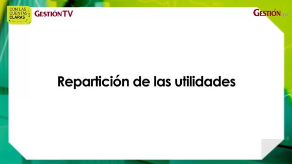 Repartición de las utilidades