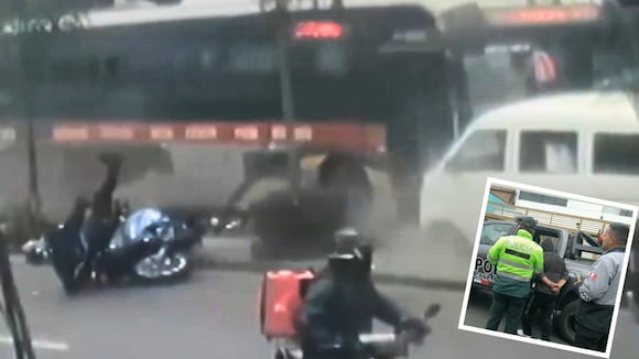 Choque múltiple en Miraflores