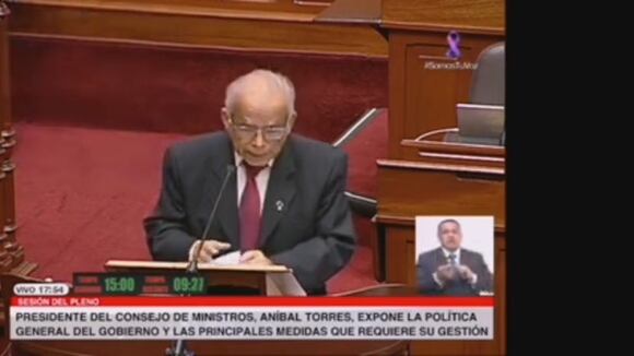 Aníbal Torres: "Haremos lo suficiente para incrementar el número de mujeres (...), el número de ministras en el Ejecutivo"