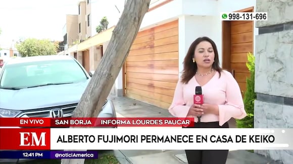 Keiko Fujimori habla sobre la salud de su padre