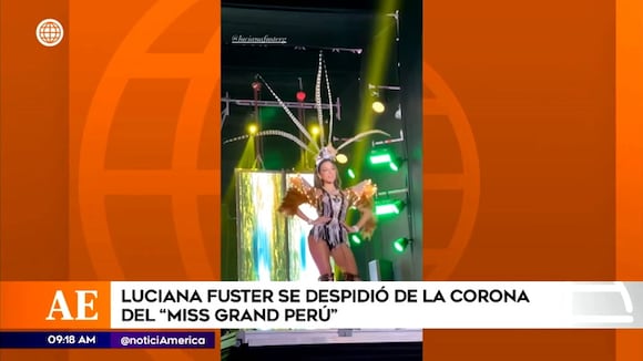 Luciana Fuster se despide de corona de Miss Grand Perú