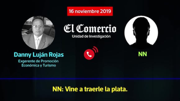 Danny Luján y comerciante