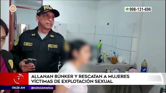 Rescatan a mujeres del búnker de trata de personas