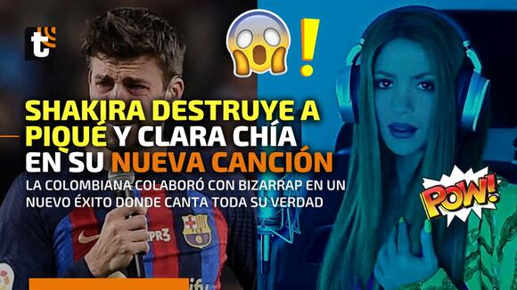 Shakira destruye a Piqué con nueva canción