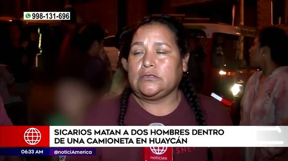 Huaycán: Sicarios matan a dos hombres