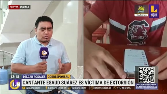 Esaúd Suárez es extorsionado por delincuentes