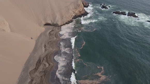 Playas contaminadas en Aucallama, Huaral