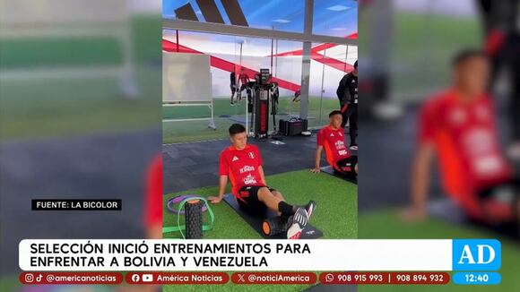 Selección peruana inició entrenamientos