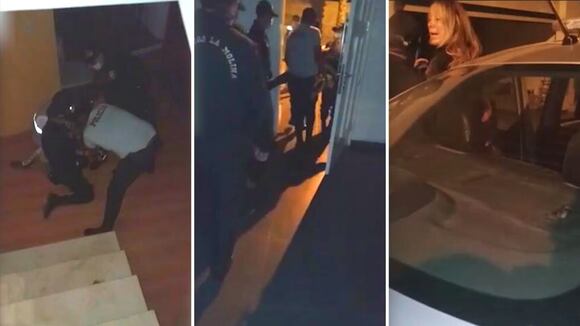 Video de detención a Sofía Franco