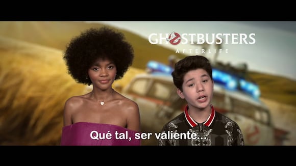 Elenco de "Ghostbusters: El legado" envía saludo a El Comercio.