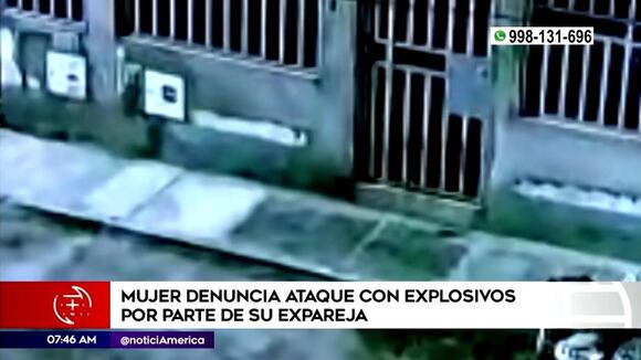 Hombre detona explosivos en casa de su expareja