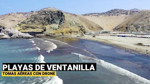 Vista de playas de Ventanilla - Drone