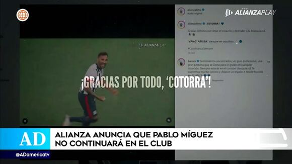 Pablo Míguez deja Alianza Lima