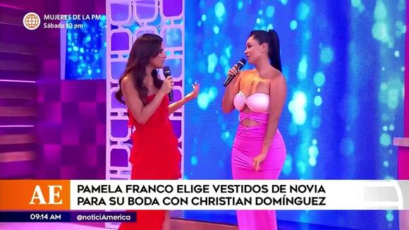Pamela Franco dice que aún no tiene fecha de boda con Christian Domínguez