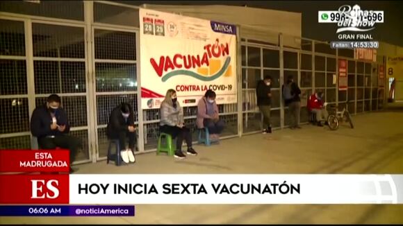 Hoy inicia sexta Vacunatón en el país