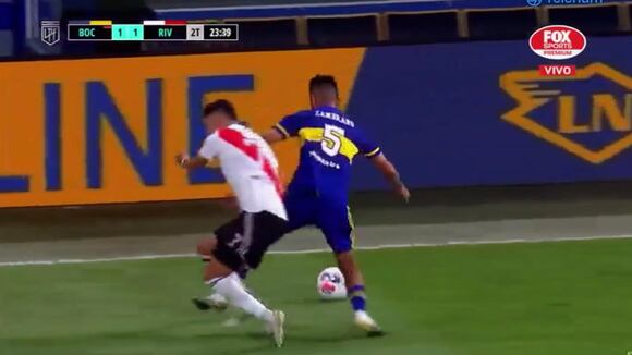 Zambrano expulsado del Boca vs. River