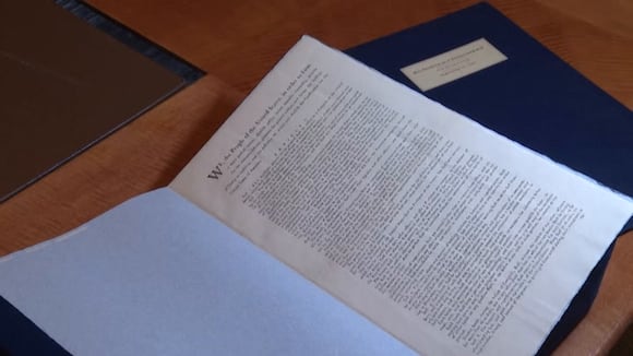 Subastarán una copia original de la Constitución de Estados Unidos