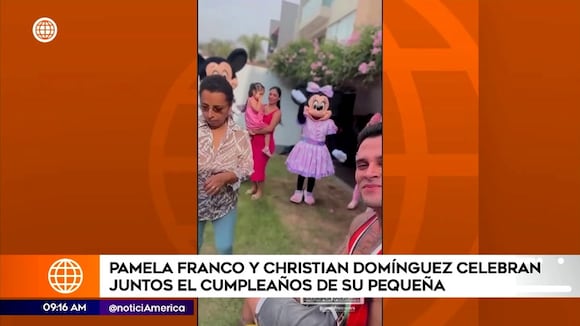 Pamela Franco y Christian Domínguez