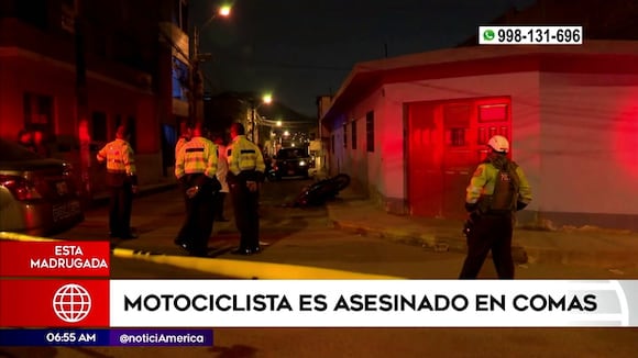 Motociclista es asesinado por desconocidos