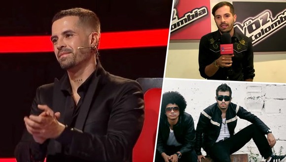 Mike Bahía cuando audicionó en "La voz Colombia". (Fuente: Caracol)