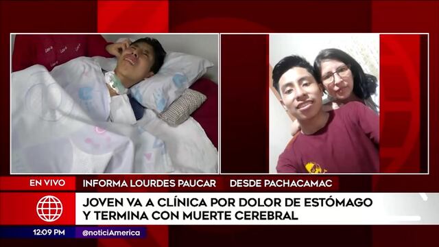 Pachacámac: Joven de 17 años acude a clínica por dolor de estómago y termina con muerte cerebral