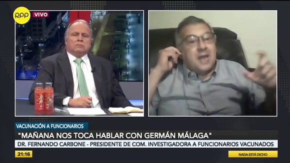 INS entregó nueva lista a la comisión que investiga vacunación irregular