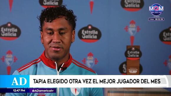 Renato Tapia destaca en el Celta