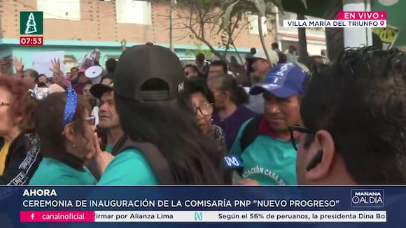 Vecinos denuncian que fueron impedidos de participar en inauguración de comisaría