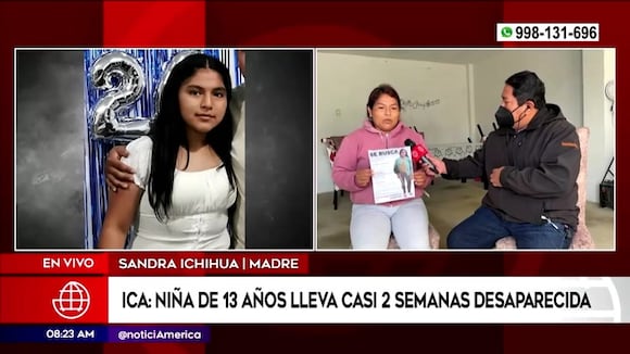 CORREO | Ica: niña de 13 años lleva casi 2 semanas desaparecida