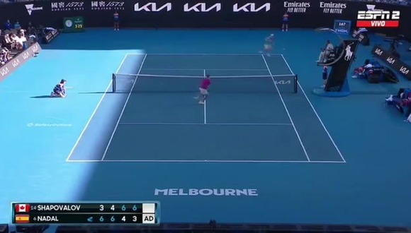 El punto del que todos hablan: la genialidad de Rafael Nadal en el Australian Open | Video: ESPN.